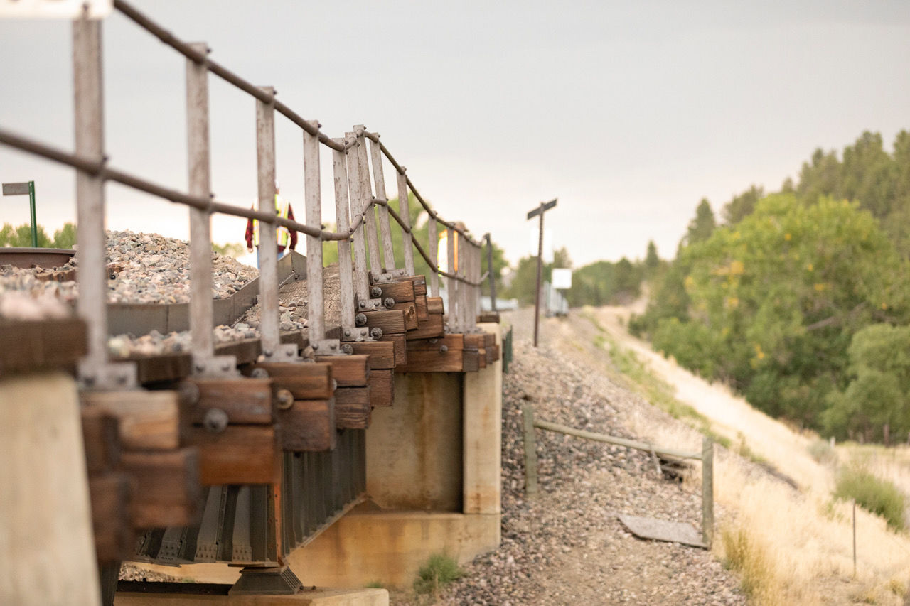 Rail overpass